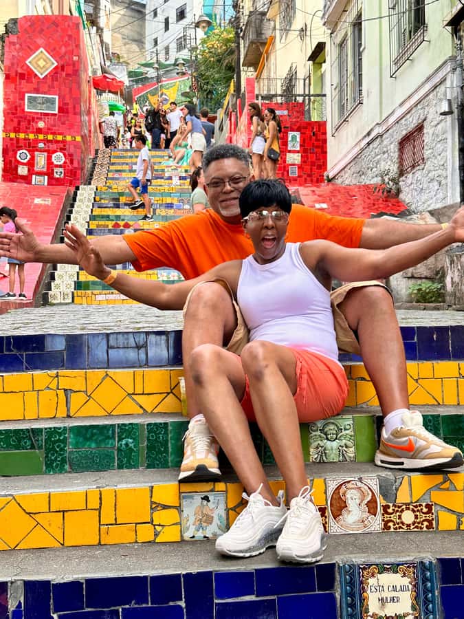 05 Spots of Rio Christ Redeemer Sugar Loaf Selarón Stairs… - Lunch at a Brazilian all-you-can-eat buffet: good fuel for a full day