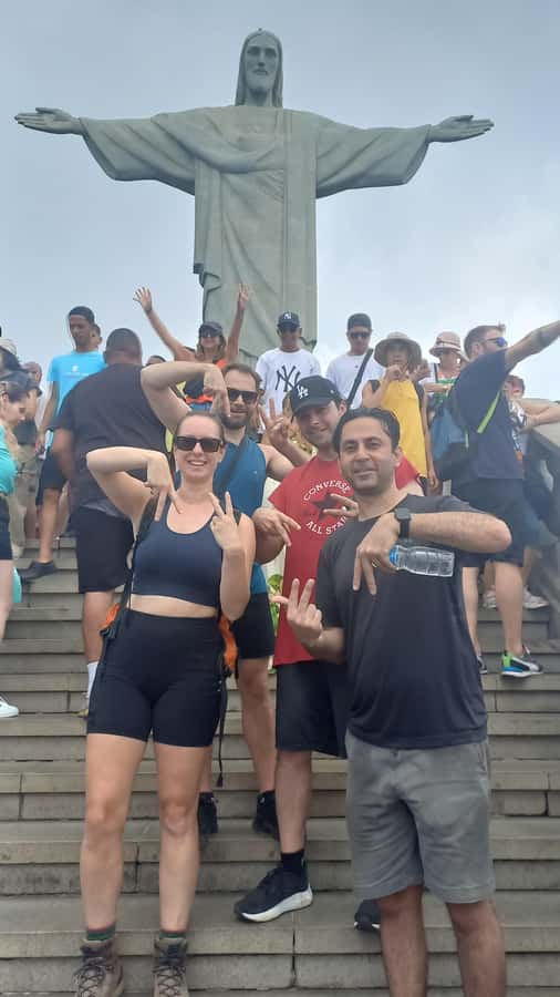AVenturismo Christ Redeemer - Getting to the start near Jardim Botânico and Parque Lage