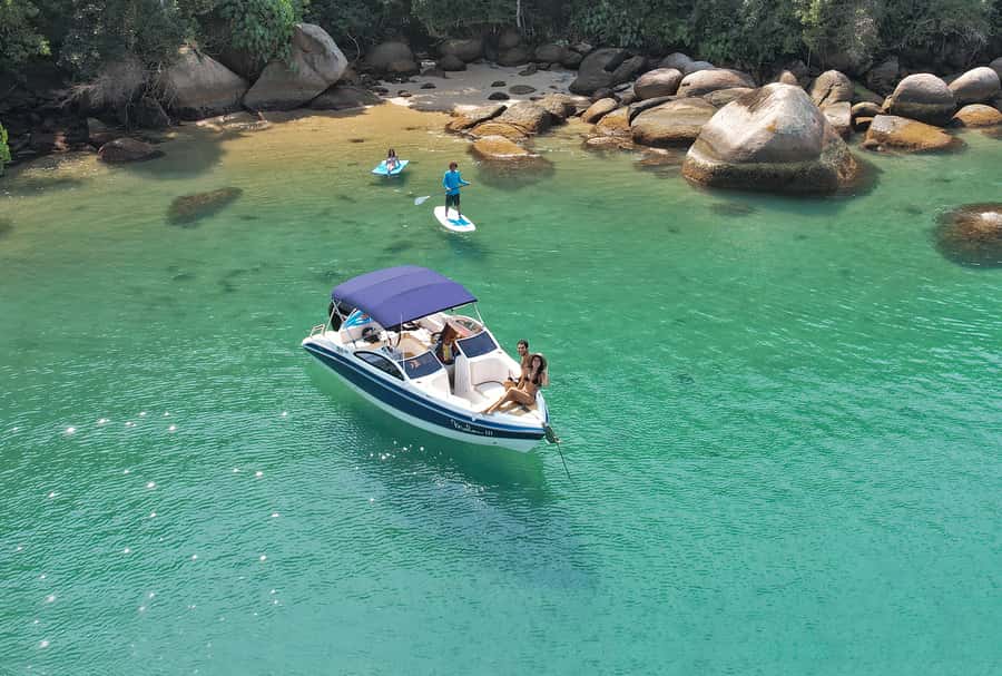 Idyllic Islands Private Speedboat Tour in Paraty - Crystal-Clear Water Time: Snorkeling Gear and Swim Comfort