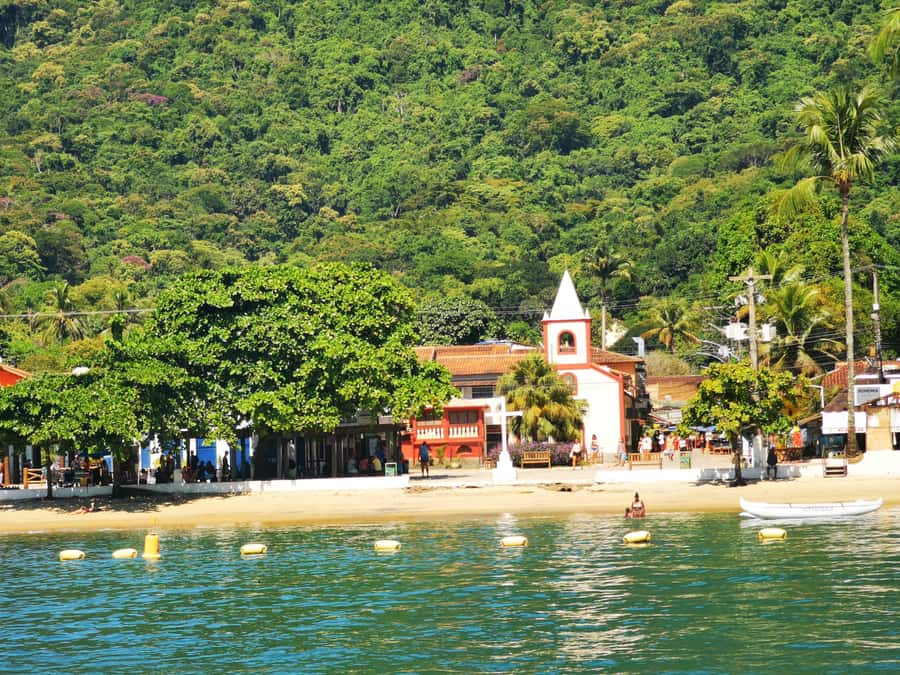 Ilha Grande: Private Hiking with Forest, Beaches & Waterfall - From São Sebastião Church to Vila do Abraão: how the day starts