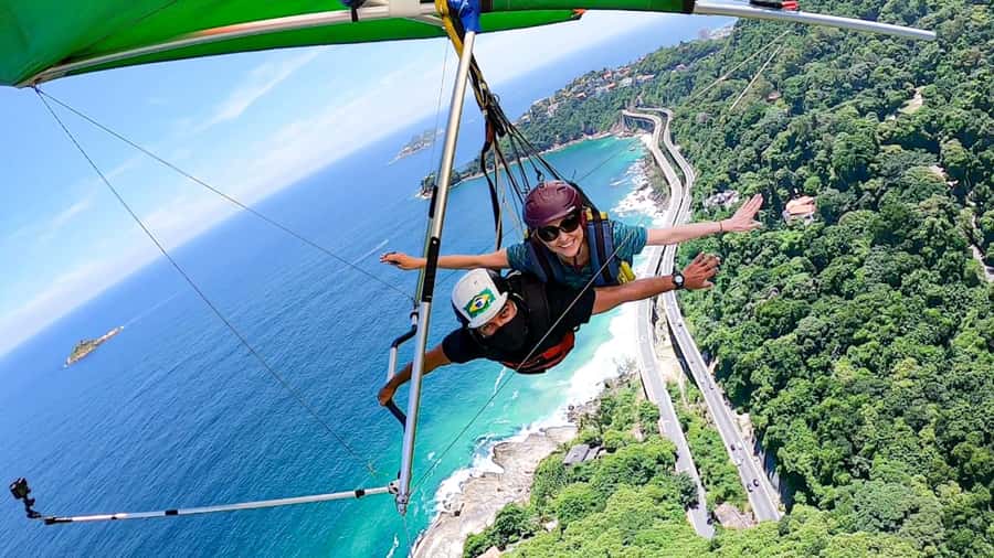 Rio de Janeiro: Hang Gliding or Paragliding Flight - Rio from the top: Pedra Bonita to Pepino’s Beach