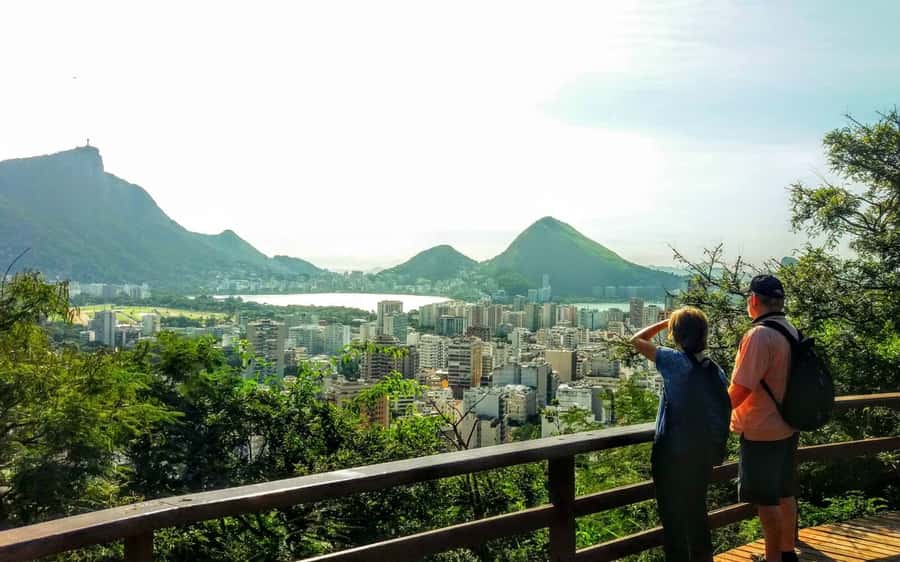 Rio de Janeiro Nature Secrets 'The Eco Citytour' - Roncador Outlook: coastline views and the sleeping giant legend