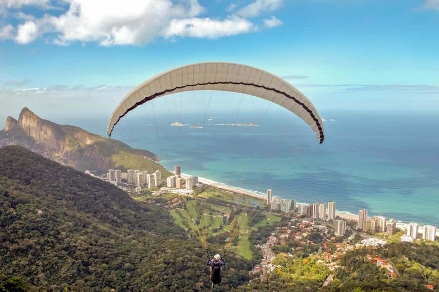 Rio de Janeiro: Paragliding Tandem Flight - The glide over Rio: why this feels peaceful