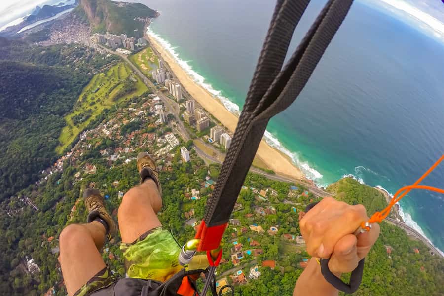 Rio de Janeiro: Paragliding Tandem Flight - What landing at São Conrado feels like