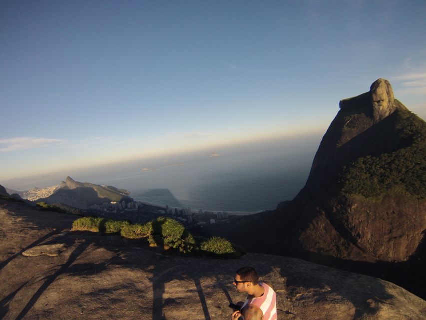 Rio de Janeiro: Pedra Bonita & Tijuca Forest Hike Tour - Agulhinha da Gávea peak walk: the Morro Dois Irmãos angle