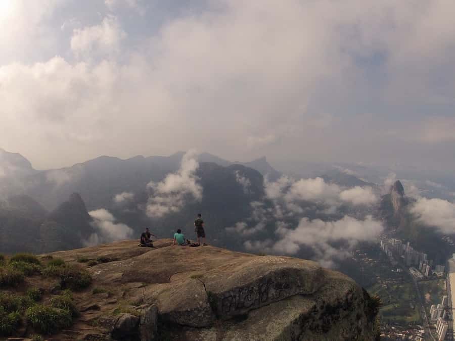 Rio de Janeiro: Pedra da Gavea Adventure Hike - The near-top section: 15m hand-climb and where you use safety gear
