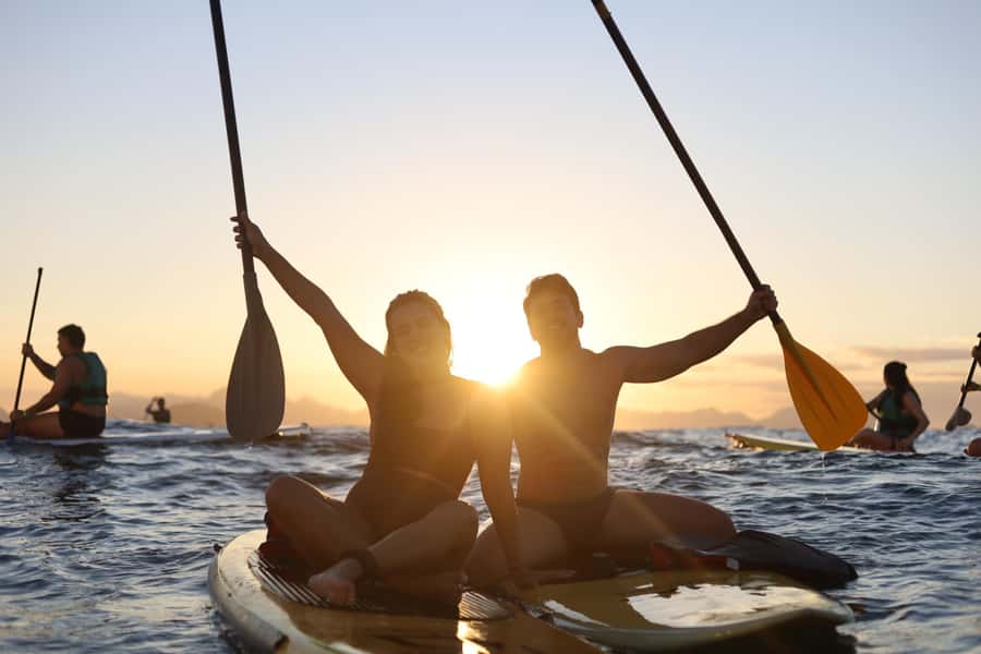 Rio de Janeiro: Stand-Up Paddle - Copacabana Beach Sunrise - The short paddle to the sunrise spot: how the timing changes everything