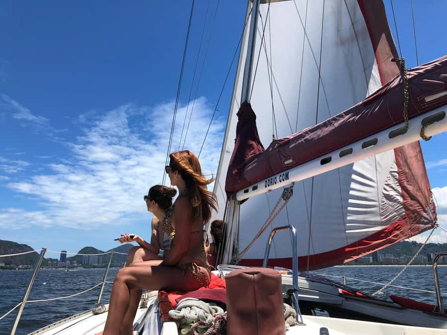 Rio de Janeiro: Sunset Sailing Tour - Getting onto the Chama at Marina da Glória (and what the check-in feels like)