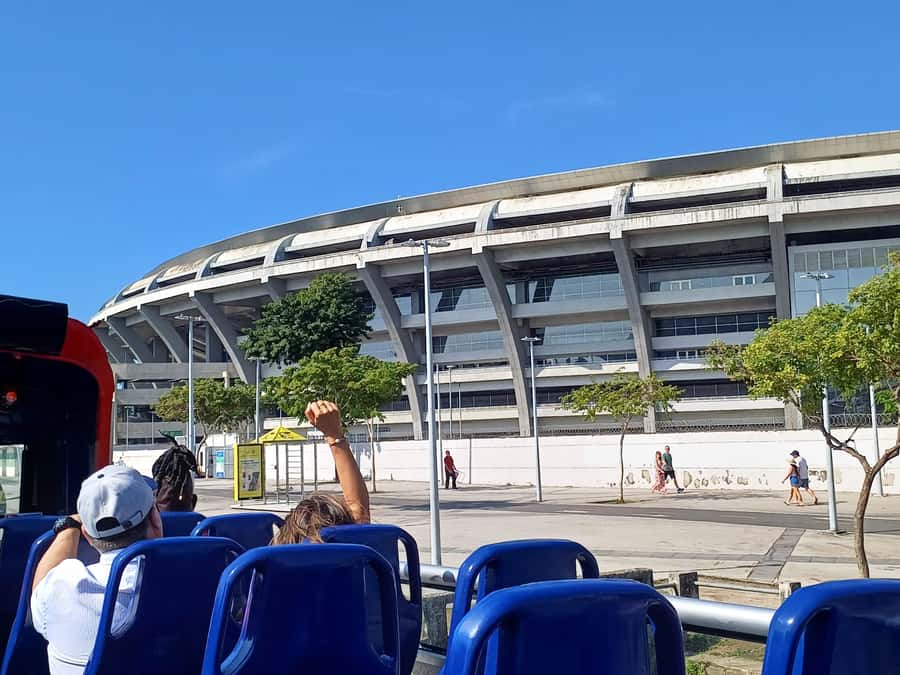 Rio Samba Bus: hop-on hop-off city tour in Rio de Janeiro - The Christ the Redeemer stop: Corcovado Railway and the Tijuca Forest view